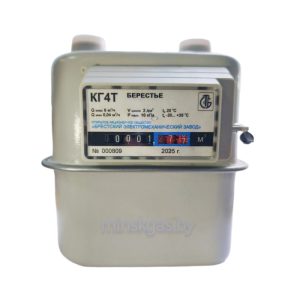 Счетчик газа «Берестье» КГ4Т левый (Беларусь)